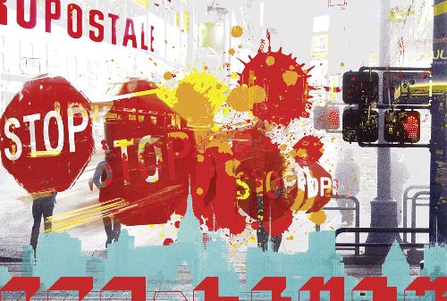 Bild: AP Digital - City Stop - 150g Vlies (4 x 2.67 m)