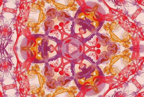 Bild: AP Digital - Blossom Pentacle - 150g Vlies (2 x 1.33 m)