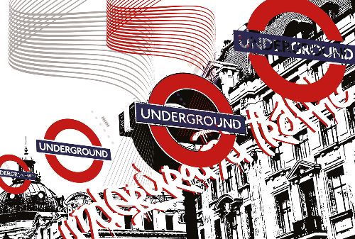 Bild: AP Digital - Underground Traf - 150g Vlies (2 x 1.33 m)