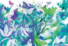 Bild: AP Digital - Butterfly Garden - SK Folie (4 x 2.7 m)