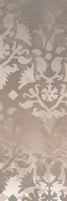 Bild: AP Panel - Ornamental spirit grey and brown, SK-Folie (Beige)