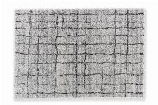 Bild: Astra Hochflor Teppich Savona - Gitter (Grau; 130 x 67 cm)