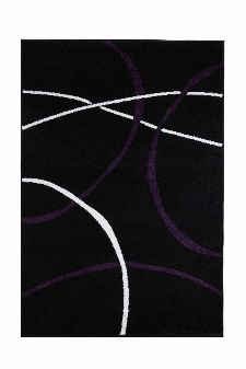 Bild: Teppich Milano (Des. 110) (Schwarz; 160 x 230 cm)