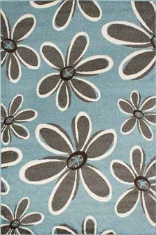 Bild: Blumenteppich Milano - (Blau)