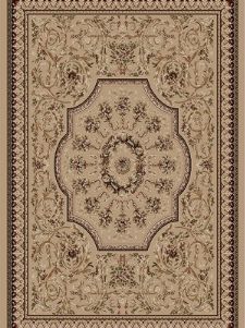 Bild: Bordürenteppich Marrakesh - Florals - (Beige)