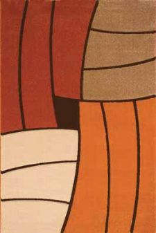 Bild: Teppich Florenz - Funny Stripes - (Terra)
