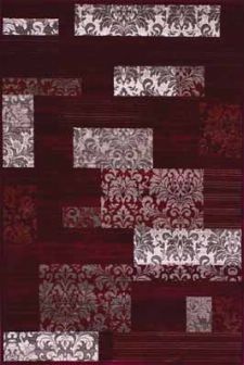 Bild: Teppich Patchwork Art - (Rot)