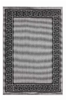 Bild: Outdoor Teppich Griechische Bordüre (Grau; 160 x 230 cm)