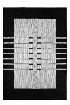 Bild: Flachgewebe Teppich Structure (Grau; 120 x 170 cm)