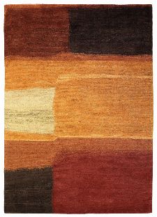 Bild: Designer Schurwollteppich Yara Aquarel 193303 (Braun; 250 x 350 cm)