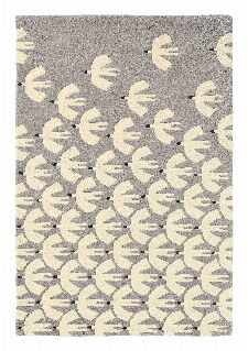 Bild: Scion Schurwollteppich Pajaro (Grau; 120 x 180 cm)