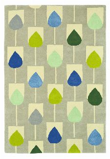 Bild: Scion Schurwollteppich Sula (Pacific; 170 x 240 cm)