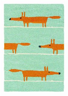 Bild: Teppich Mr Fox (Blau; wishsize)