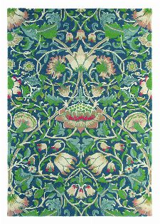 Bild: Teppich Lodden (Indigo; 140 x 200 cm)