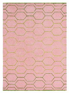 Bild: Retro Teppich Arris (Pink; 120 x 180 cm)