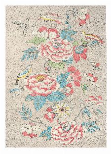 Bild: Wedgwood Designer Teppich Paeonia (Coral; 120 x 180 cm)