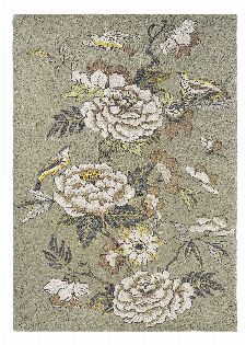 Bild: Wedgwood Designer Teppich Paeonia (Taupe; 170 x 240 cm)