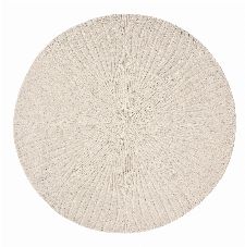 Bild: Wedgwood Designer Teppich Folia - Rund - (Stone; 200 x 200 cm)