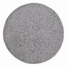 Bild: Wedgwood Designer Teppich Folia - Rund - (Grau; 200 x 200 cm)
