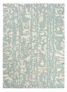 Bild: Florence Broadhurst Designerteppich Waterwave Stripe (Blau; wishsize)