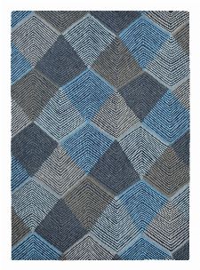 Bild: Harlequin Wollteppich Rhythm 40908 (Indigo; 170 x 240 cm)