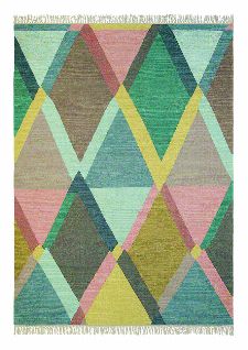 Bild: Teppich Kashba jewel (Bunt/Rosa; 250 x 350 cm)