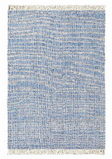 Bild: Designer Flachgewebe Teppich Atelier Craft (Blau; 140 x 200 cm)