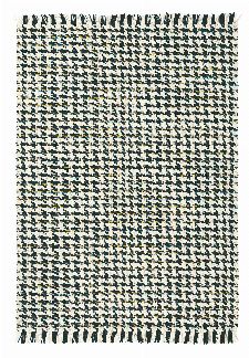 Bild: Designer Flachgewebe Teppich Atelier Poule (Schwarz/Weiß; 160 x 230 cm)