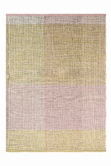 Bild: Ted Baker Schurwoll Teppich Check (Beige/Rosa/Grün; 170 x 240 cm)