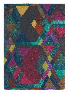 Bild: Ted Baker Design Teppich Mosaic (Bunt/Rot; 140 x 200 cm)