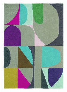 Bild: Teppich Estella Harmony (Bunt/Grau; 140 x 200 cm)