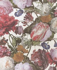 Bild: Eijffinger Vliestapete Masterpiece 358005 - Blumen Gemälde (Weiß)
