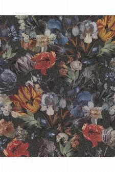Bild: Eijffinger Vliestapete Masterpiece 358010 - Blumen Stillleben (Schwarz)