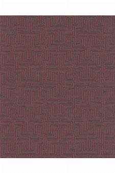 Bild: Eijffinger Vliestapete Siroc 376061 - Labyrinth Optik (Rot)