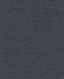 Bild: Eijffinger Vliestapete Siroc 376069 - Labyrinth Optik (Nachtblau)