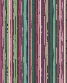 Bild: Eijffinger Vliestapete Stripes+ 377014 - dünne Pinselstriche (Bunt/Grün)