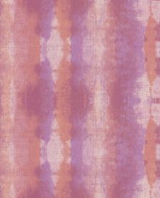 Bild: Eijffinger Streifentapete Stripes+ 377081 - Textiloptik (Bunt/Lila)