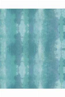 Bild: Eijffinger Streifentapete Stripes+ 377083 - Textiloptik (Türkis)