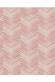 Bild: Eijffinger Tapete Stripes+ 377092 - Fischgrätmuster (Beige/Rosa)