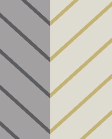 Bild: Eijffinger edle Vliestapete Stripes+ 377143 - Zickzack Muster (Grau)
