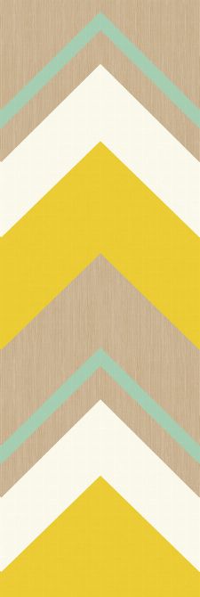 Bild: Eijffinger Tapeten Panel  Stripes+ 377203 CRISSCROSS (Gelb)