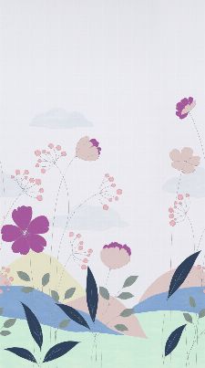 Bild: Kunterbunt - Bordüre Blume 45911
