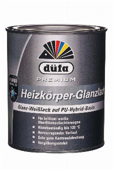 Bild: Premium Heizkörperlack glänzend (Weiß; 2.5 Liter)