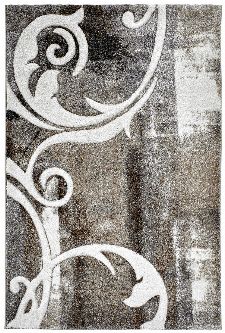 Bild: Vintage Teppich - Ranken (Taupe; 60 x 110 cm)