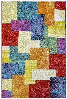 Bild: Moderner Teppich - Cube Mixes (Multi; 160 x 230 cm)