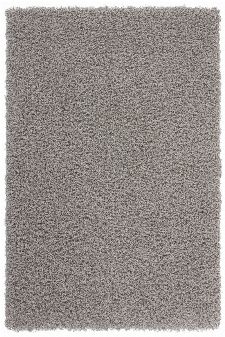 Bild: Günstiger Hochflorteppich - Funky (Grau; 40 x 60 cm)