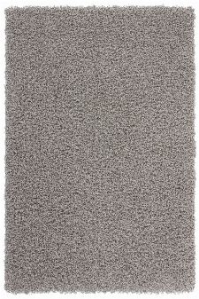 Bild: Günstiger Hochflorteppich - Funky (Grau; 60 x 110 cm)