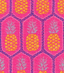Bild: Barbara Becker Roots Ananas Tapete - b.b. VI 862126 by Rasch (Pink)