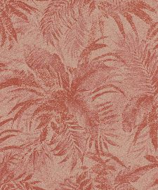 Bild: Rasch Textil Tapete Abaca 229171 - Blättermotiv (Rot)