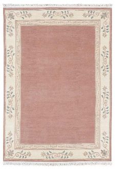 Bild: Original Nepal Bordürenteppich Classica (Altrose; 70 x 140 cm)
